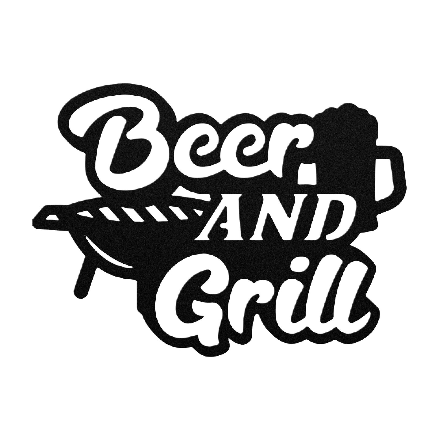Beer and Grill Metal Art