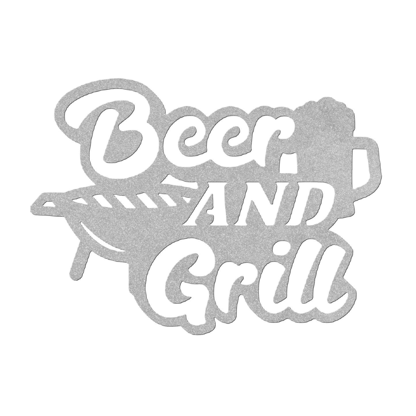 Beer and Grill Metal Art