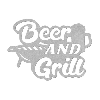 Beer and Grill Metal Art