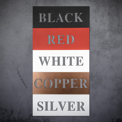 Custom Letter Wine Alphabet Metal Art Wall Decor