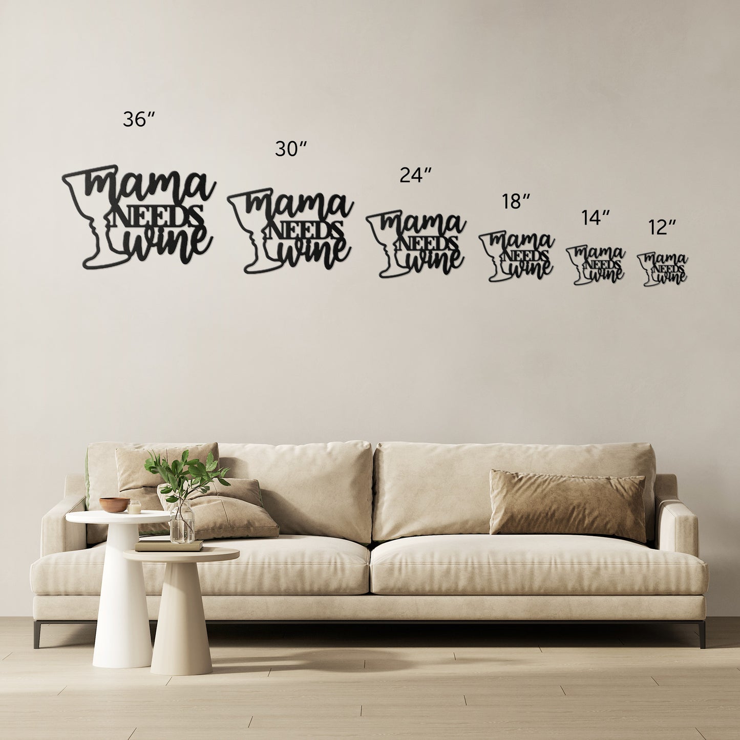 Mama Need Wine Metal Art!!