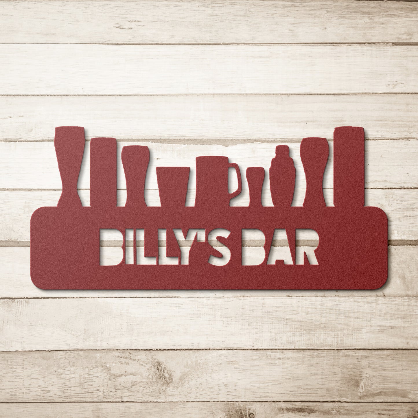 Custom Beer Lovers Metal Wall Art