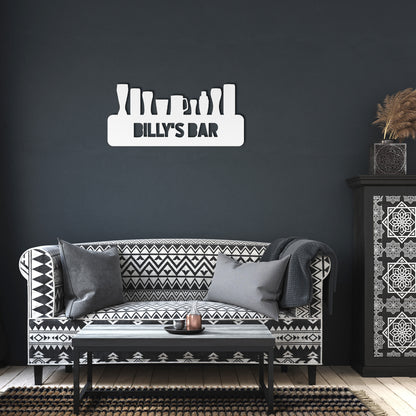 Custom Beer Lovers Metal Wall Art