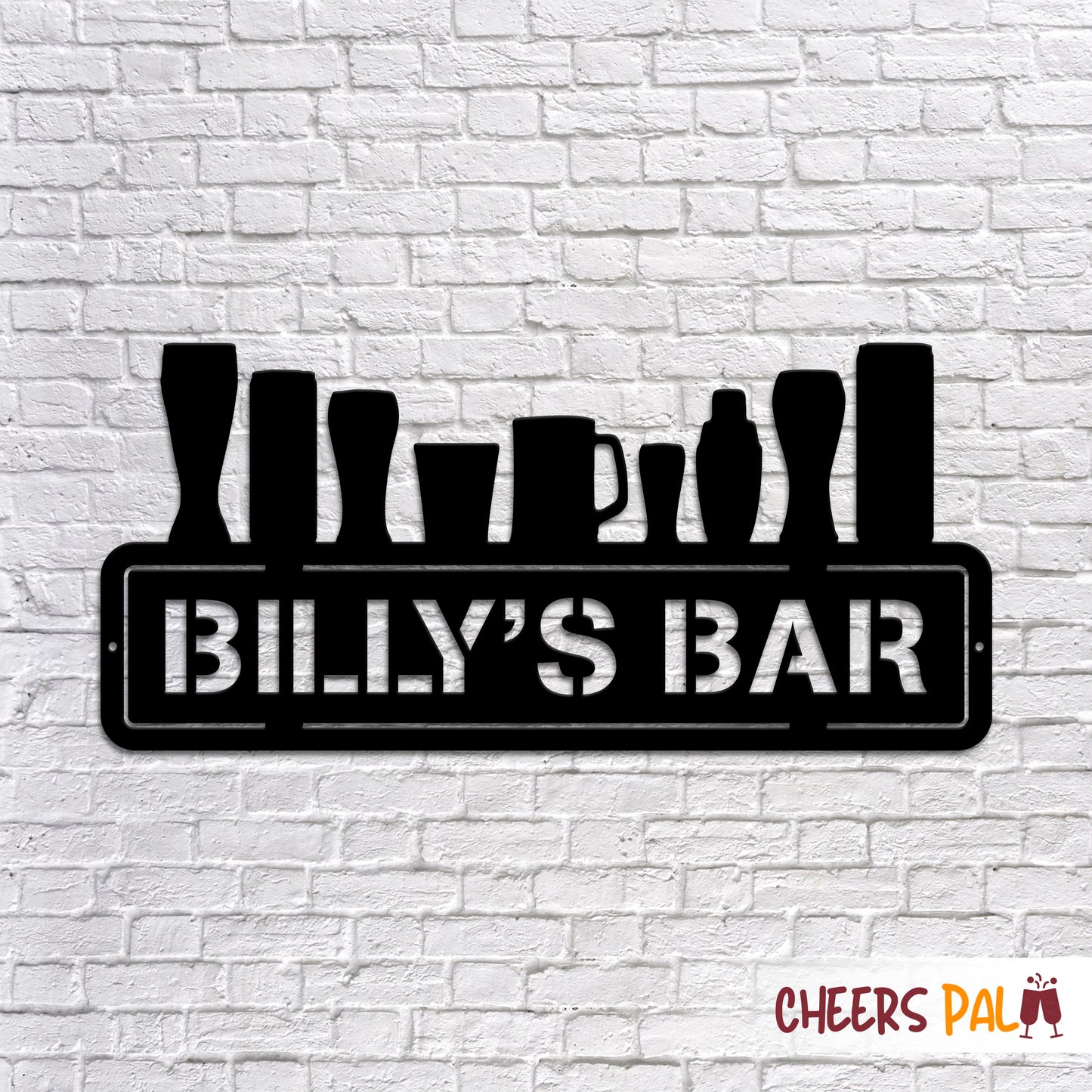 Custom Beer Lovers Metal Wall Art