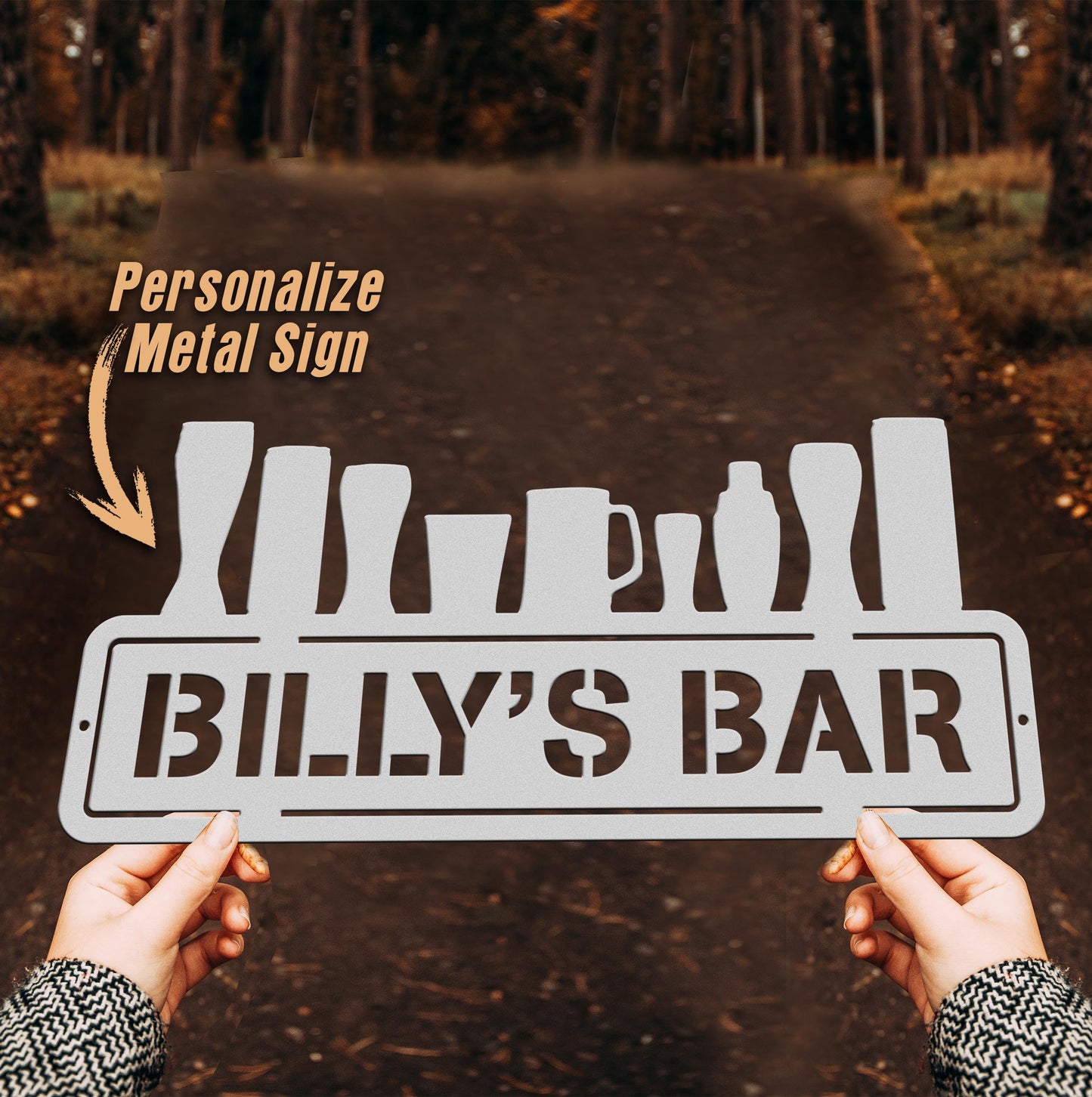 Custom Beer Lovers Metal Wall Art