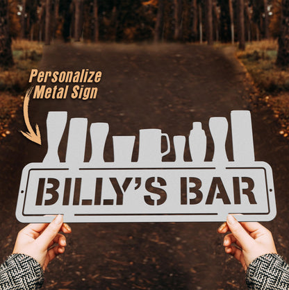 Custom Beer Lovers Metal Wall Art